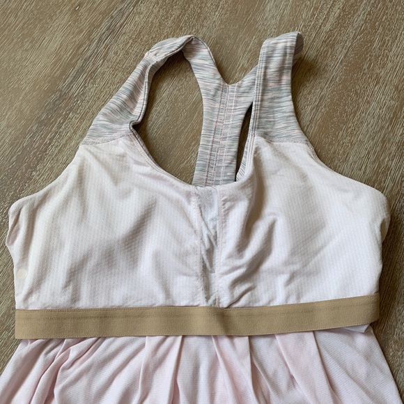 Lululemon Power Dance Tank Top Pink Mist Heathered Size 6 - Picture 6 of 9